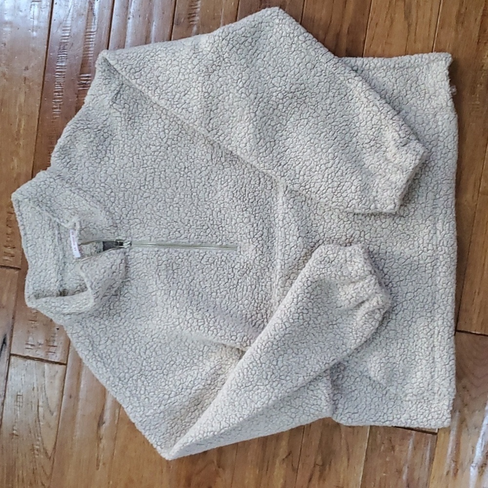 S.k. manor hill Half Zip Fleece Wool Pile